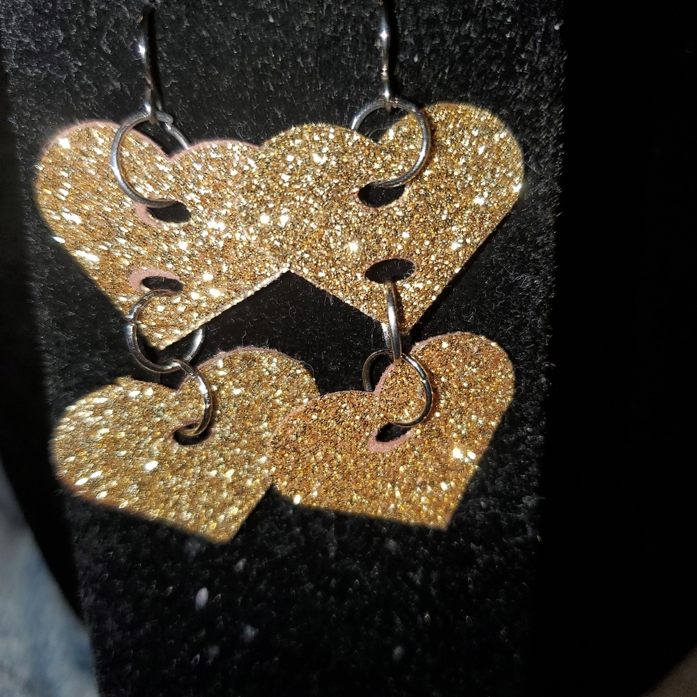 Double Heart Earrings